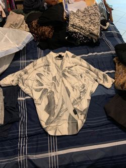 Small feather design cardigan