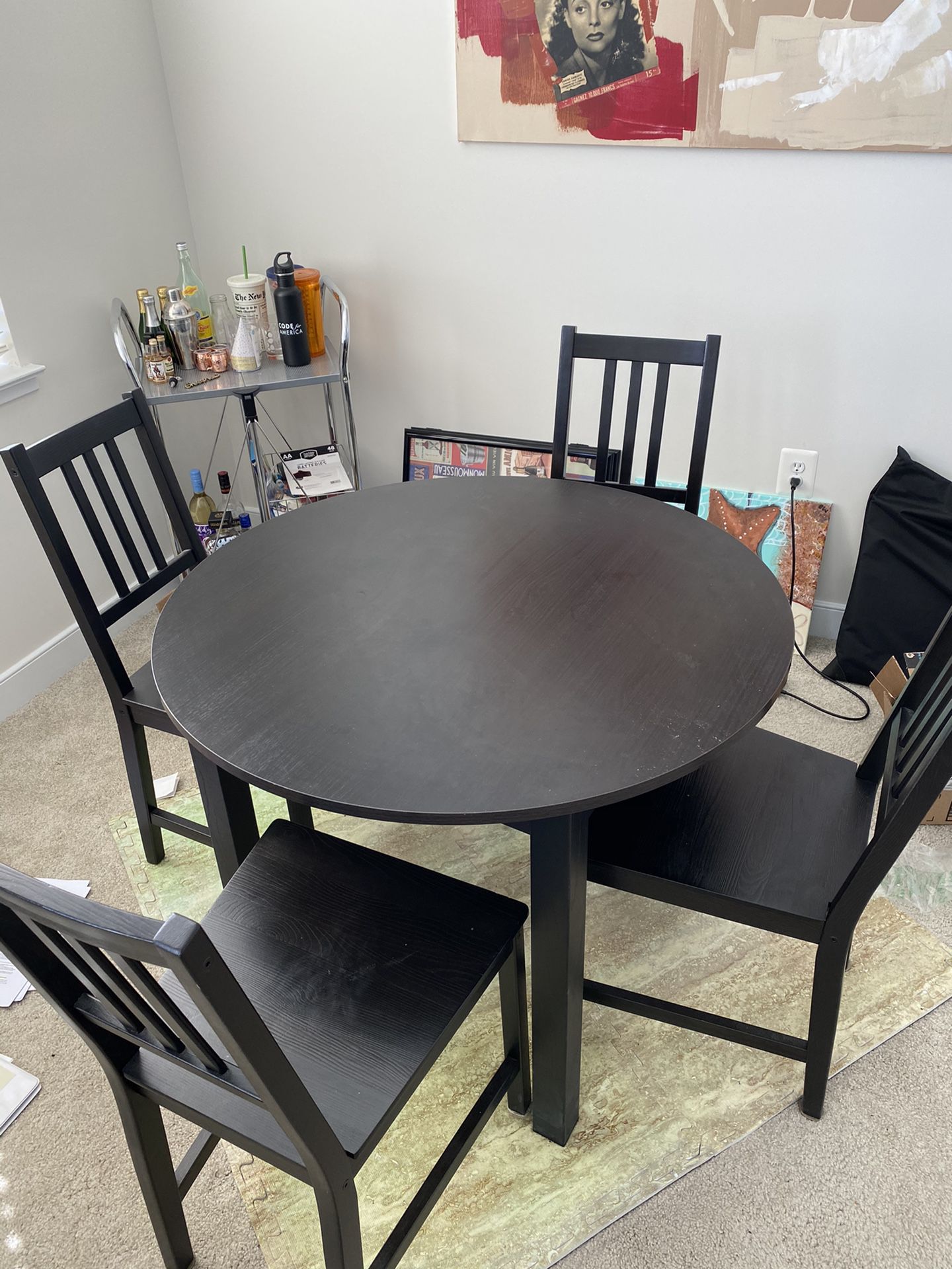 Set of table & chairs