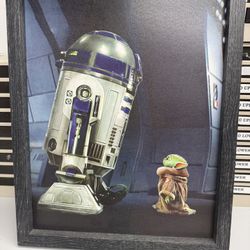 Star Wars Wall Decor R2-D2 & Grogu