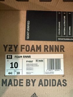Yeezy Foam Runner Size 10