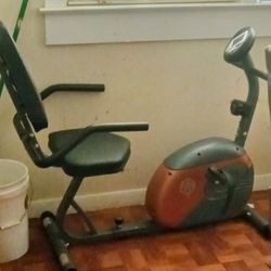 Marcy ME709 Recumbent Magnetic Exercise Bike Cycling Home Gym Equipment