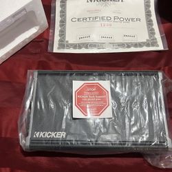 KICKER 46CXA12001T CXA1200.1 2400 Watt Mono Class D Car Stereo Amplifier Amp