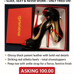 Black & Red Heels 