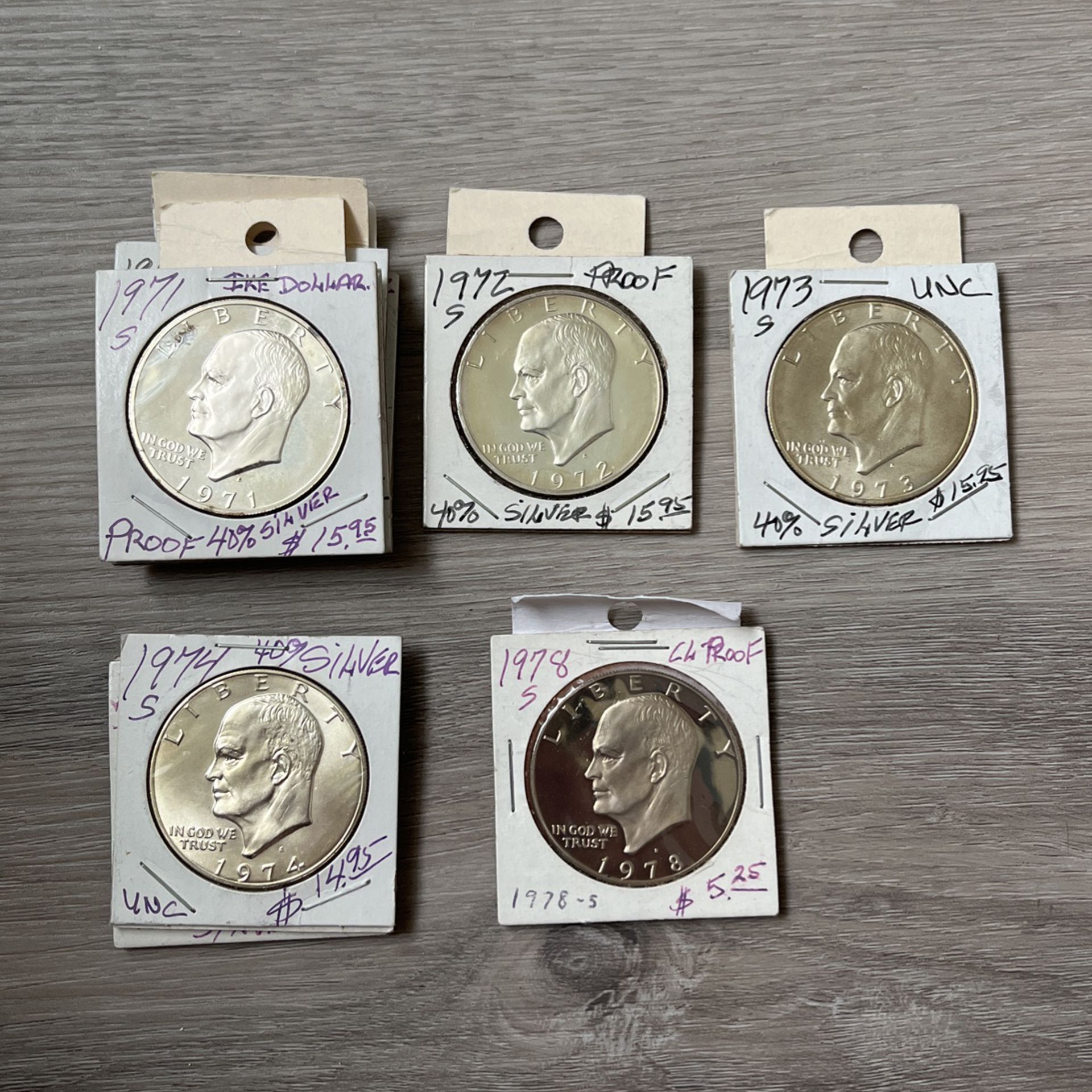 One Dollar Coins 1(contact info removed) 1(contact info removed)