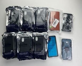 34 new Phone cases 31 for iphone XS or X, 1 iphone11 pro max, 1 galaxy z fold 2, 1 J4 plus