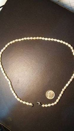 New, 40 Genuine  Fresh Water  Pearl Necklaces, 3-4 mm X 18" fresh water pearl necklaces for $50.00