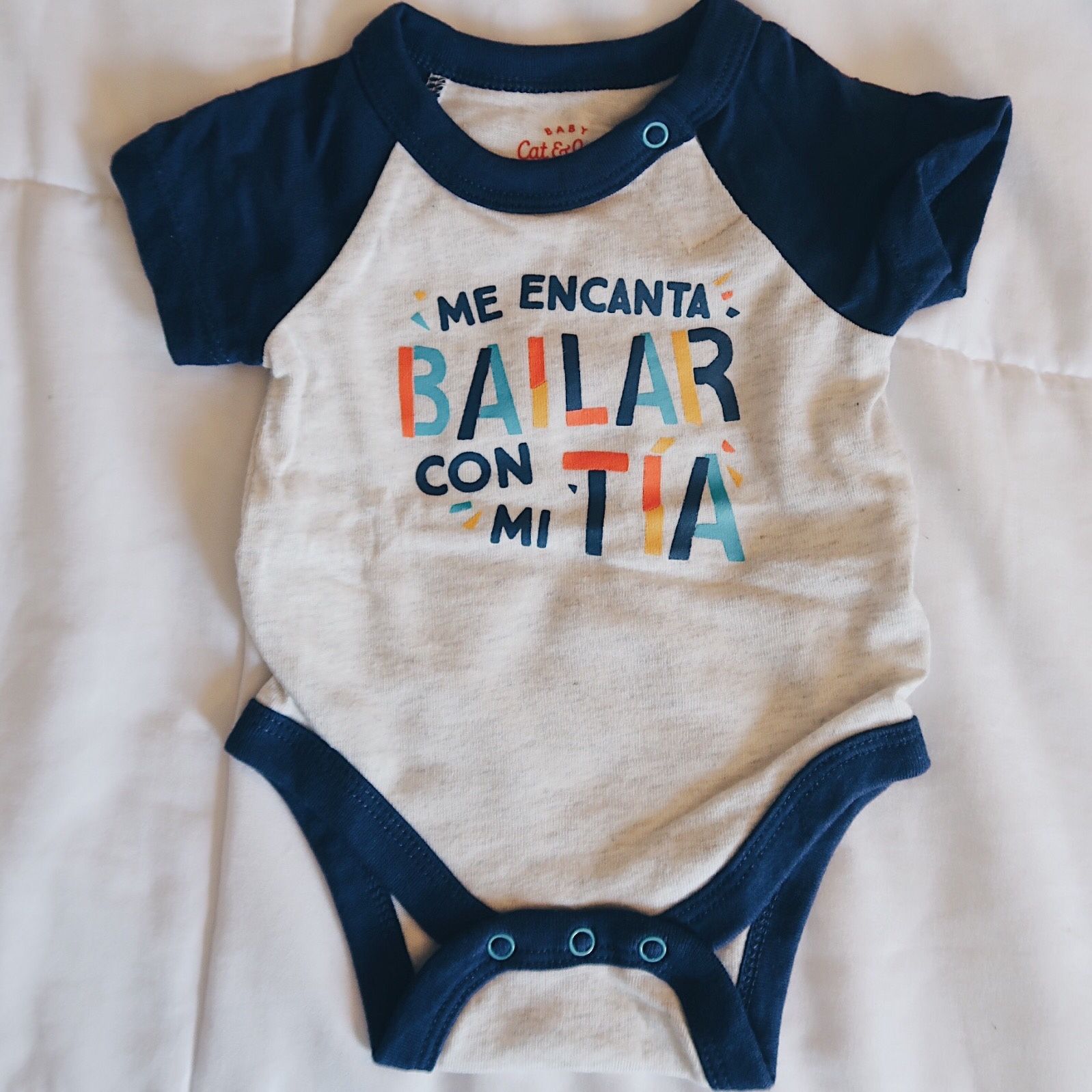 Cat & jack NB onesie