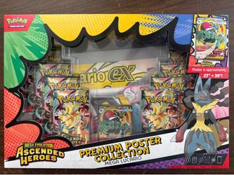 Pokémon premium poster collection mega lucario