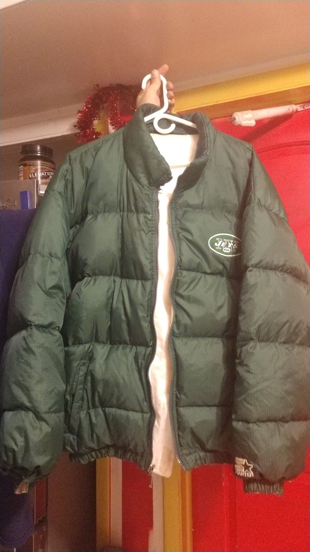 Old school jets jacket double sided