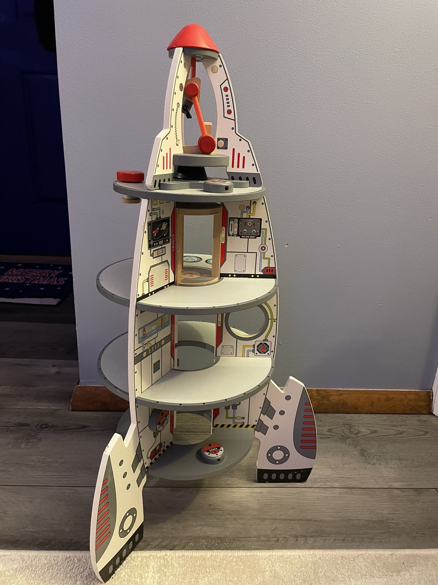 SPACESHIP SHELF KIDS PLAY ROOM