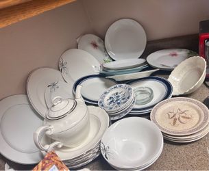 35 p Ceramic dishes $45