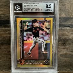 2025 Topps Celebration Big Head Variation Gunnar Henderson #65 