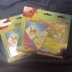 Prismatic evolution sticker pack 3 Booster packs inside