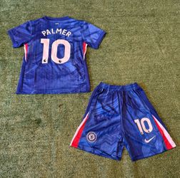 Brand new Cole Palmer Chelsea Soccer Kit Costume For Kids Size Small Medium Large XL 