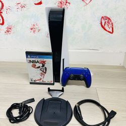 Sony PlayStation 5 Disc Edition - 825GB , Bonus 1 Game NBA 2K21 ( Used )