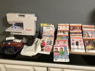 Simplicity Felting Machine + sewing patterns + wool