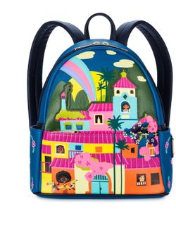 Disney Parks Encanto Loungefly Mini Backpack Mirabel Antonio Luisa Isabela