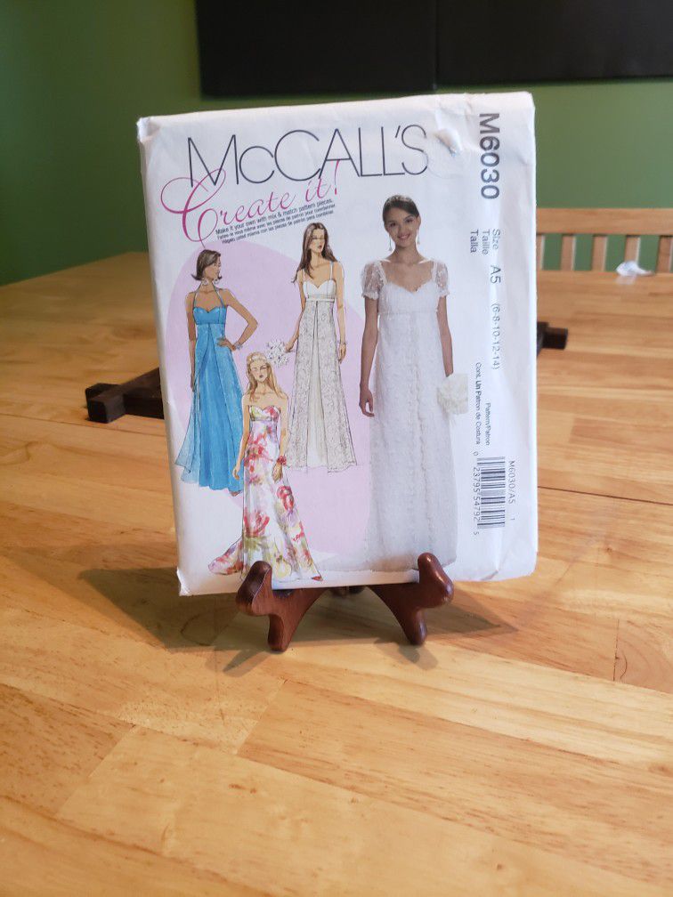 McCalls Create it 2010 pattern womans formal