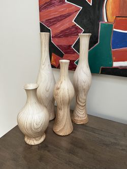 Decorative Ceramic Vases Set Of 4