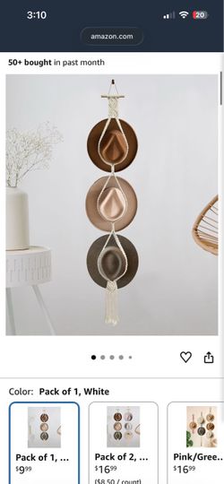 Boho Hat Organizer/ Hat Rack