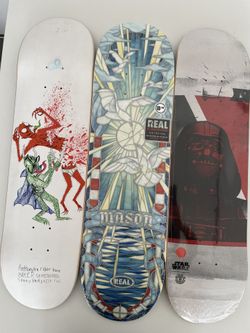 Baker Real Element Neck Face Skateboard Deck
