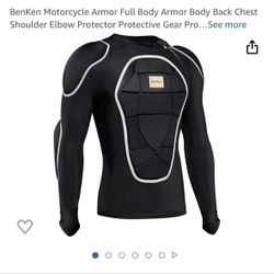 New Small BenKen Full Body Armor Jacket