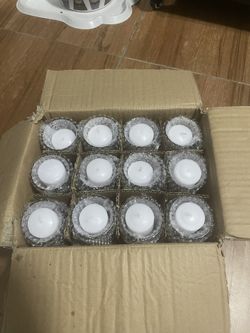 24 Golden Votive Candles with Candles