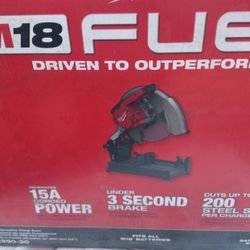 Milwaukee FUEL battery or cord powered Abrasive Cut Off Saw (Tool-Only)