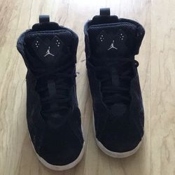 Air Jordan 7 Retro Black/White – Youth Size 1Y – Barely used excellent condition