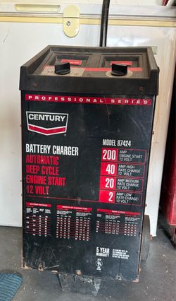 Century Professional Series Battery Charger Model 87424