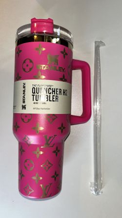 40oz Pink LV Tumbler