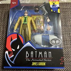 McFarlane Batman the Animated Series BTAS James Gordon Platinum Edition Lock-Up BAF