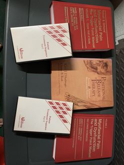 TRAVELL MYOFASCIAL TRIGGER POINT MANUALS, POSITIONAL RELEASE THERAPY BOOK and CRANIOSACRAL 10 Step PROTOCOL TAPES