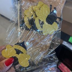 Bee Toothpicks For Parties 