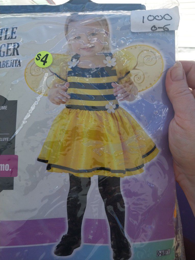 New Bee Costume 0-6 Months