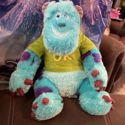 Sully Monsters Inc Monsters University Disney Pixar Big 15" Plush 