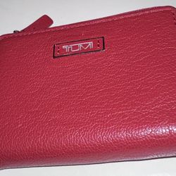 Red Tumi Wallet