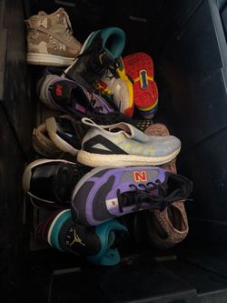 Nike Jordan Adidas shoe lot