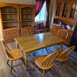 7 Piece Dining Set Table And Chairs Only (New Price!)