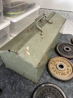 TOOLBOX OLD SCHOOL WITH PIANO HINGES