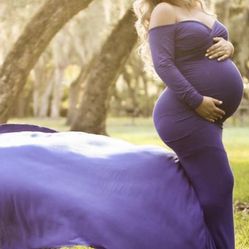 Sew trendy Accesories Maternity gown - Maternity Dress