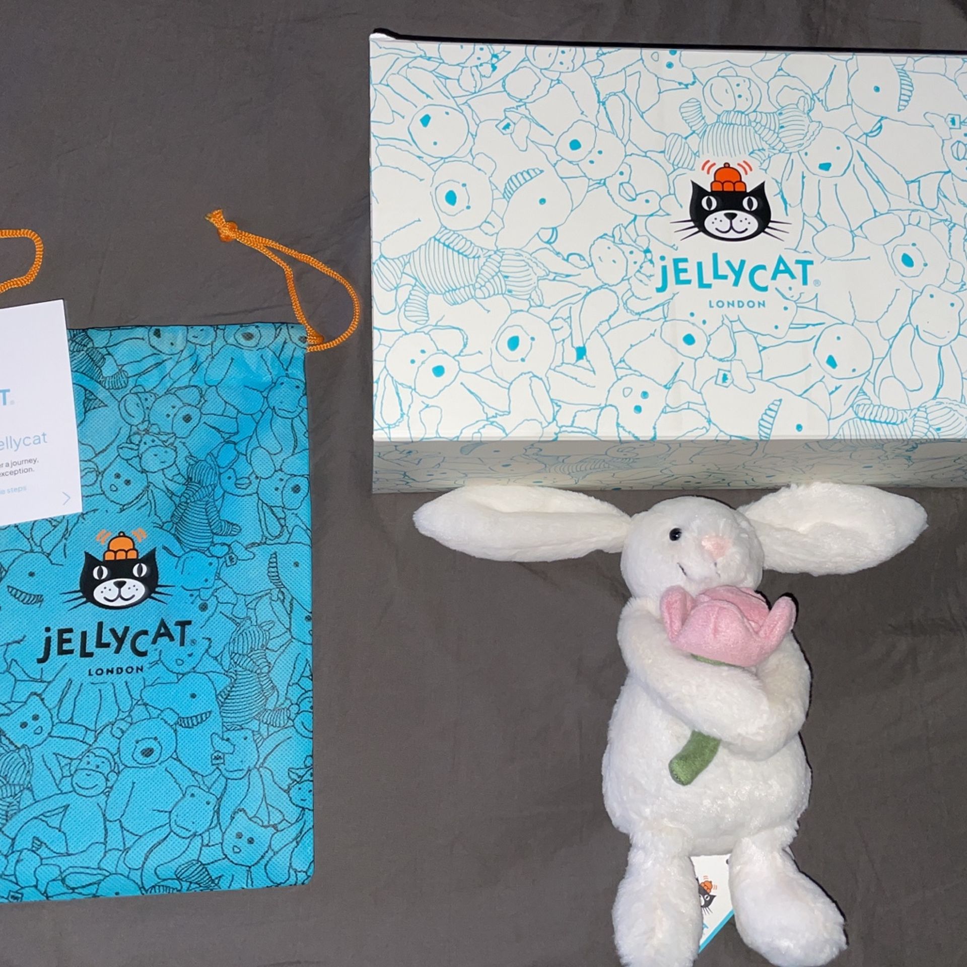 Jelly Cat Bashful Bunny “peony”