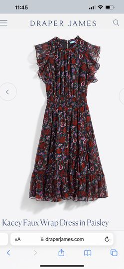 Draper James Faux Wrap Dress