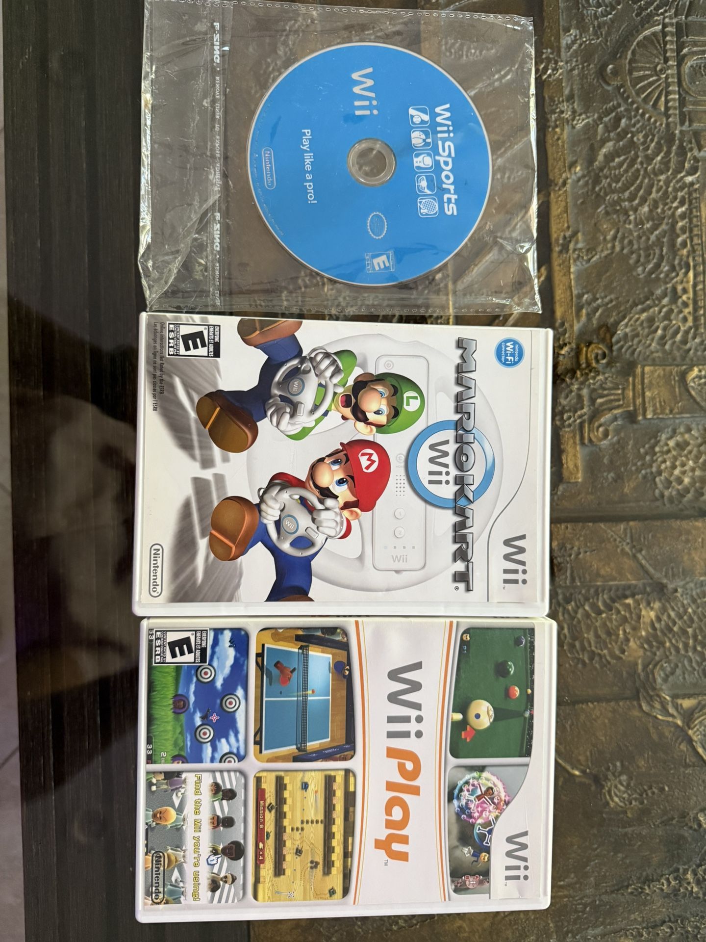 Mario Kart Wii , Wii Sport And Wii Play Bundle