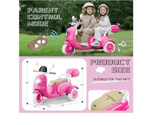 Kids Electric Ride-On Scooter with Remote Control