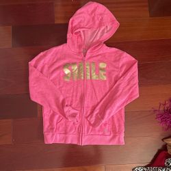 “smile” Pink Jacket Kids