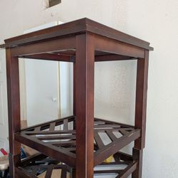 3 Glass Top End Tables 