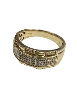 10KT Gold Men’s Diamond Band