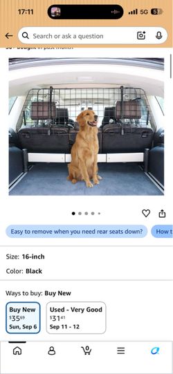 Adjustable Dog Car Barrier