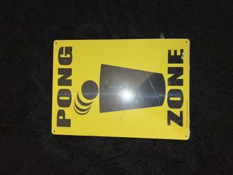 Beer Pong Sign
